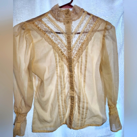 Vintage Jessica Gunne Sax blouse - Picture 1 of 8